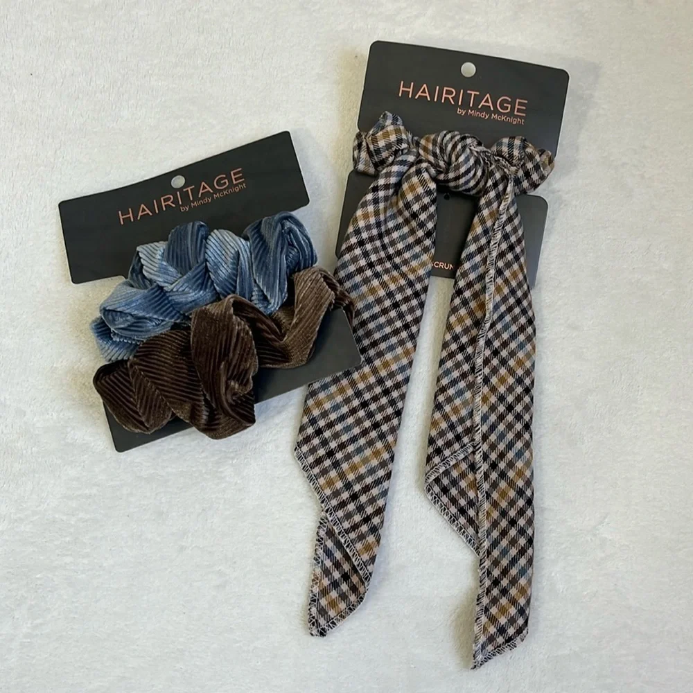 Hairitage by Mindy McKnight Women’s Hair Scrunchie Bundle - Picture 1 of 4